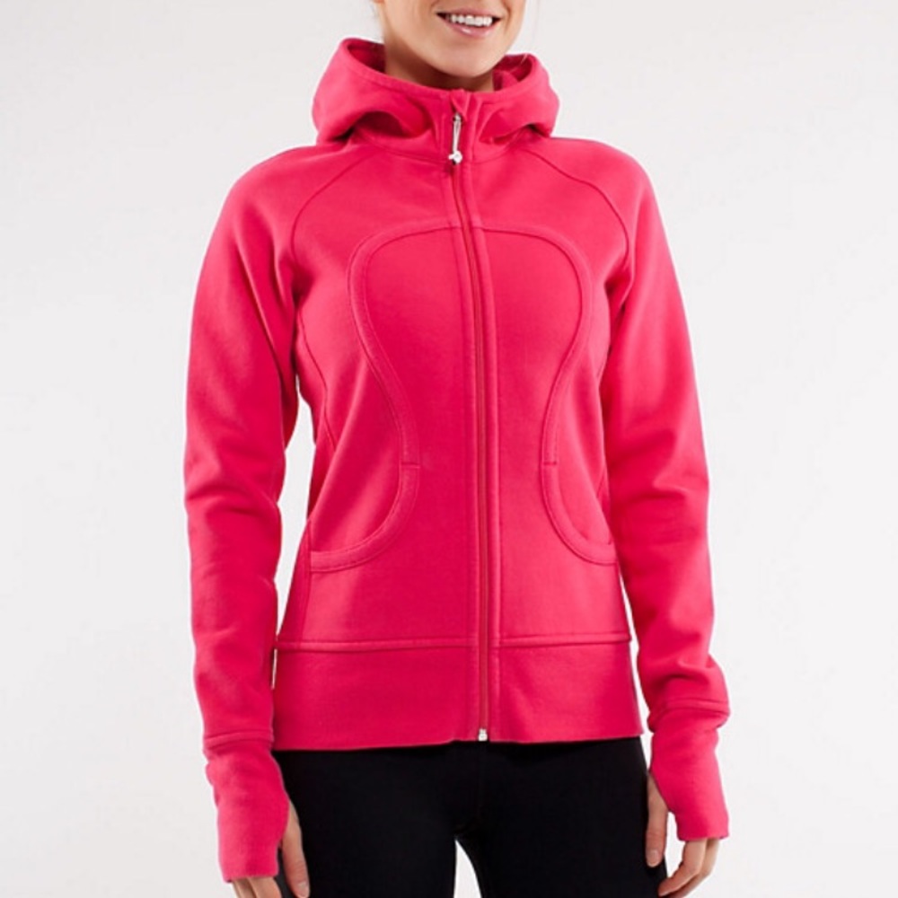 Lululemon Red Scuba Hoodie