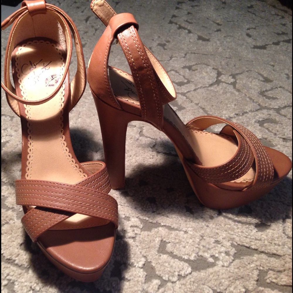 Brown Colin Stuart platform heels (7)