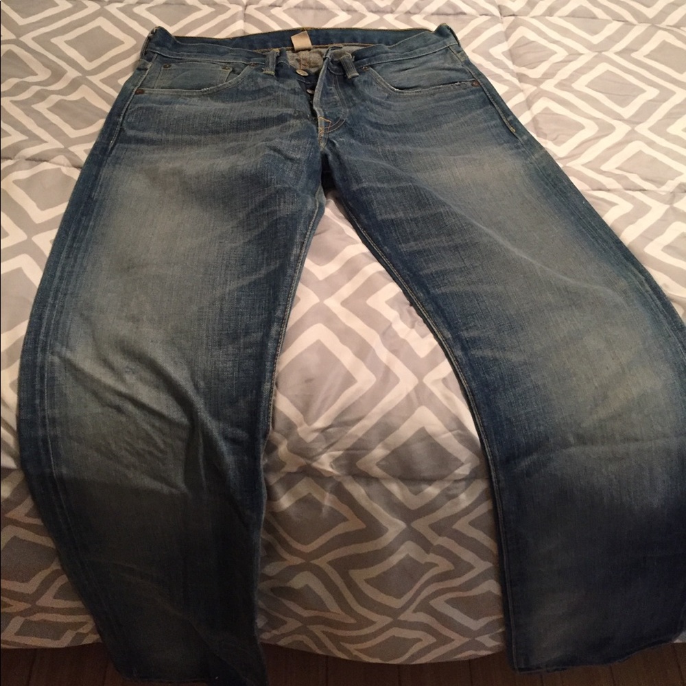 Men's RRL low straight jeans