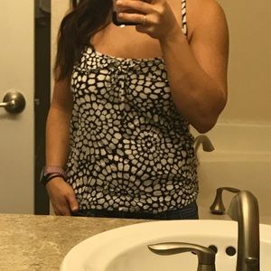 Black and white tank