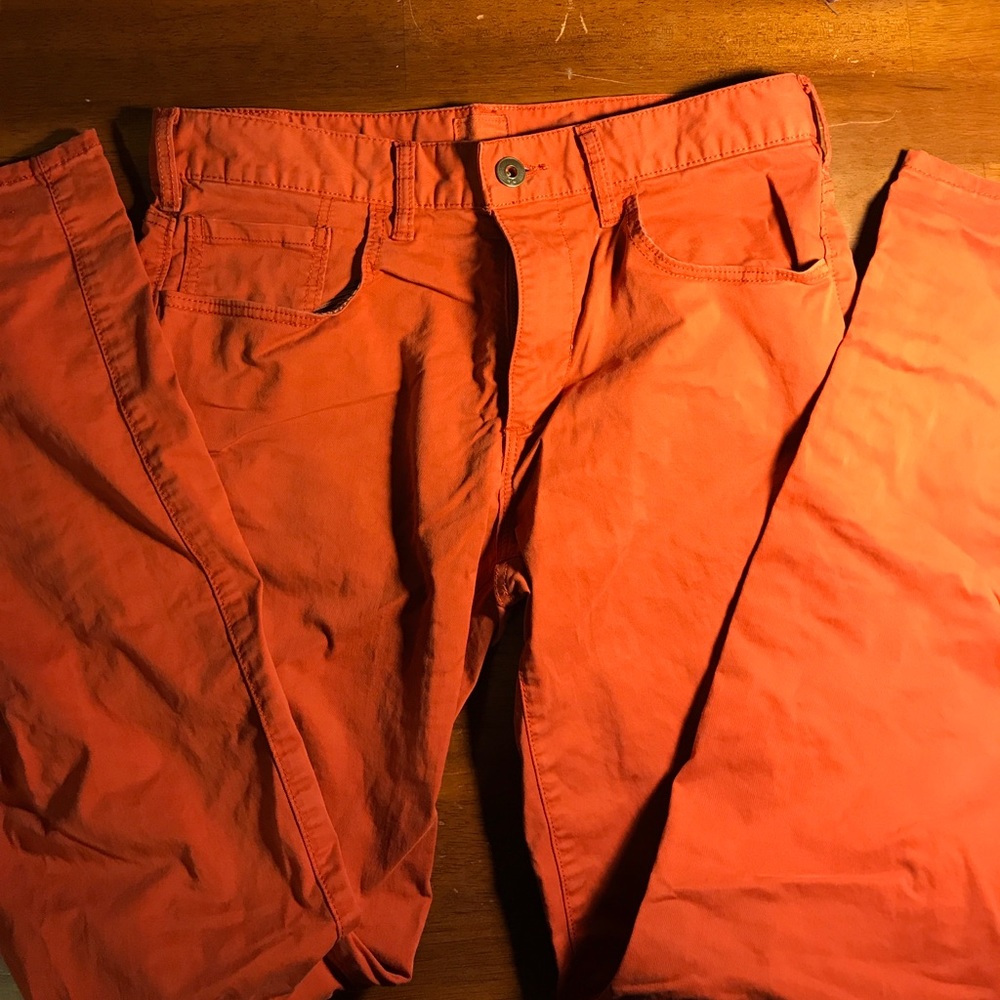 Dockers Orange Slim Chinos 29x32