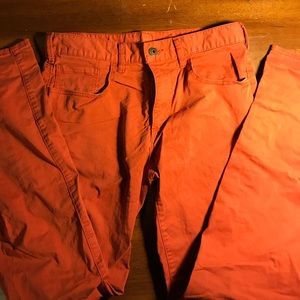 Dockers Orange Slim Chinos 29x32