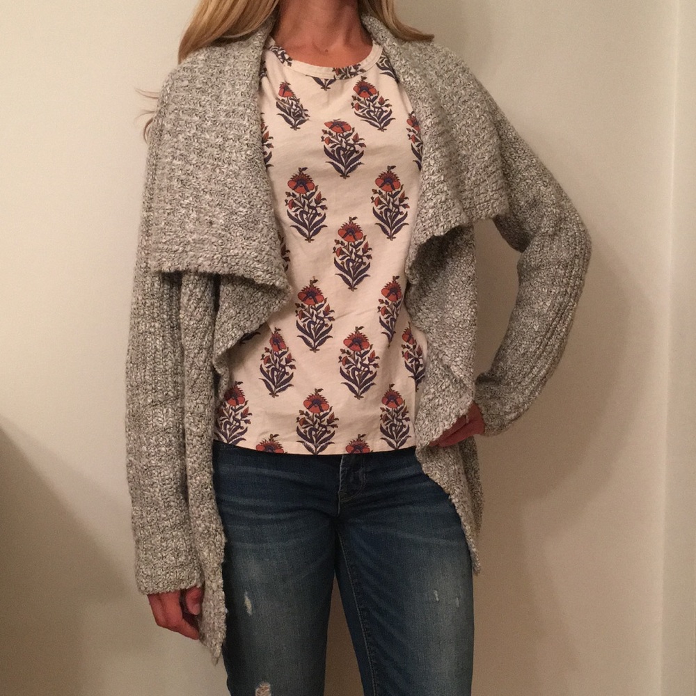 Lou & Grey chunky knit open sweater - Picture 2 of 3