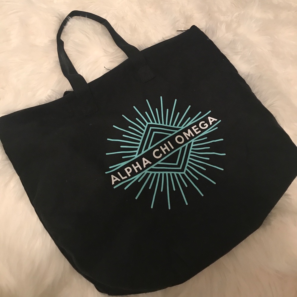 Alpha chi omega tote bag!