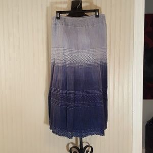 Ombre Peasant Skirt