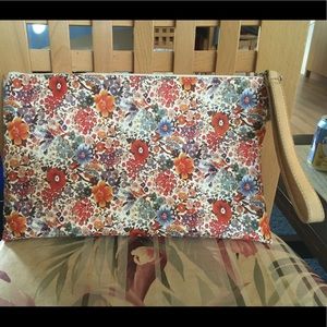 Carlos Santana Floral Clutch