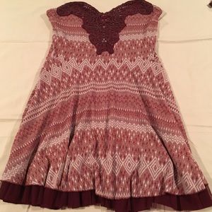 Free people maroon dress