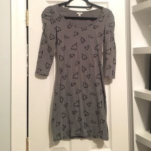 Gray printed Forever 21 bodycon dress