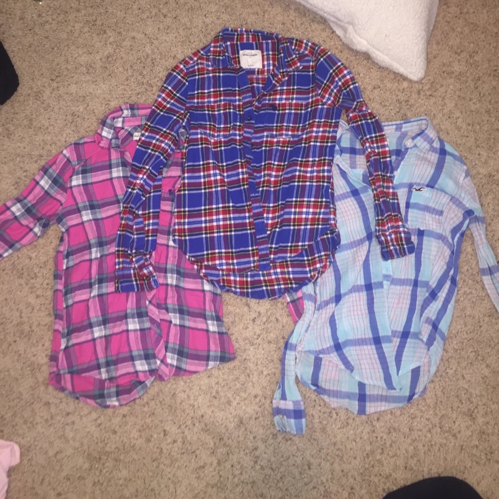 Bundle of three flannels