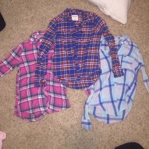 Bundle of three flannels