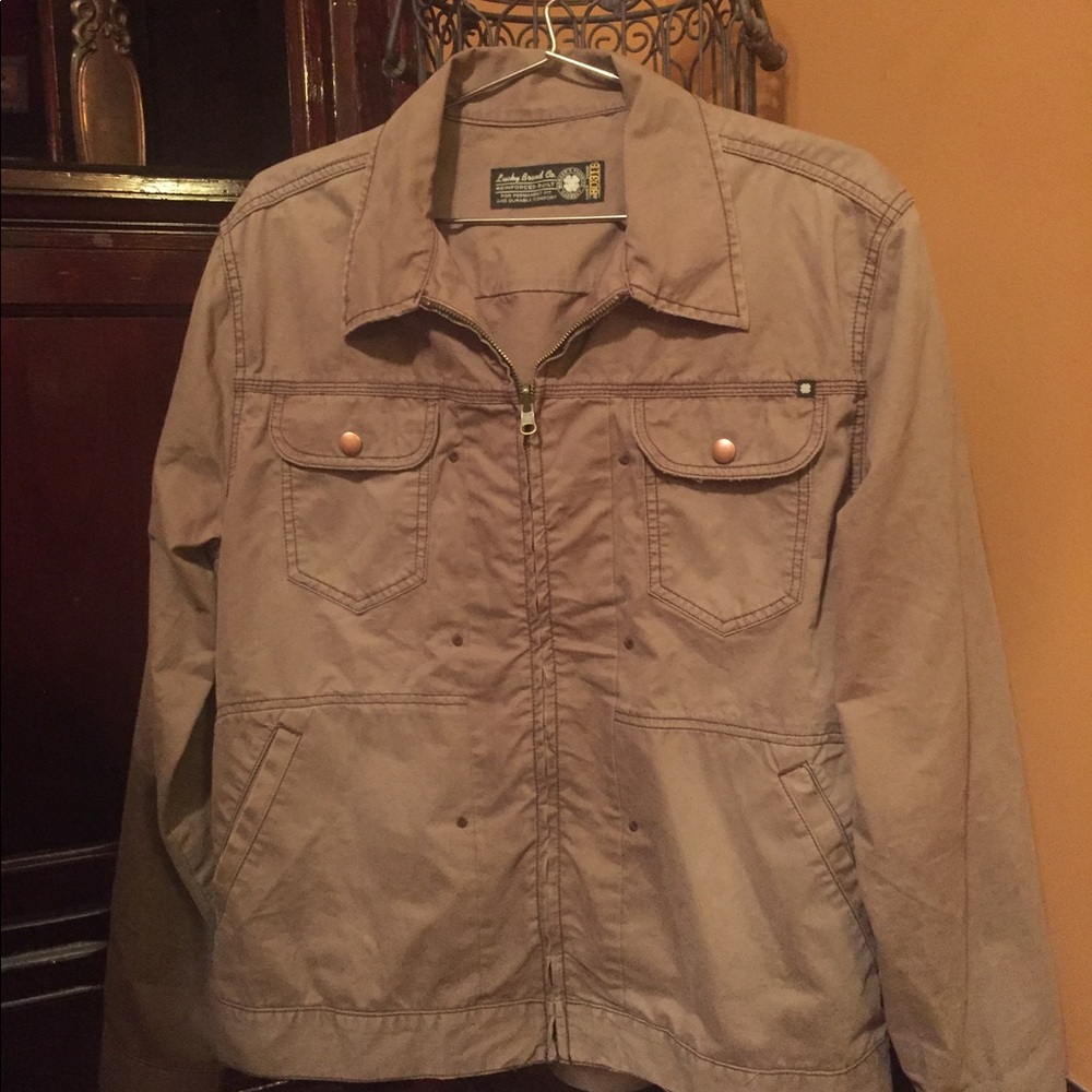 Lucky Brand Army Green Workers Jacket