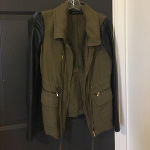 Zara Army Green Jacket - Size XS