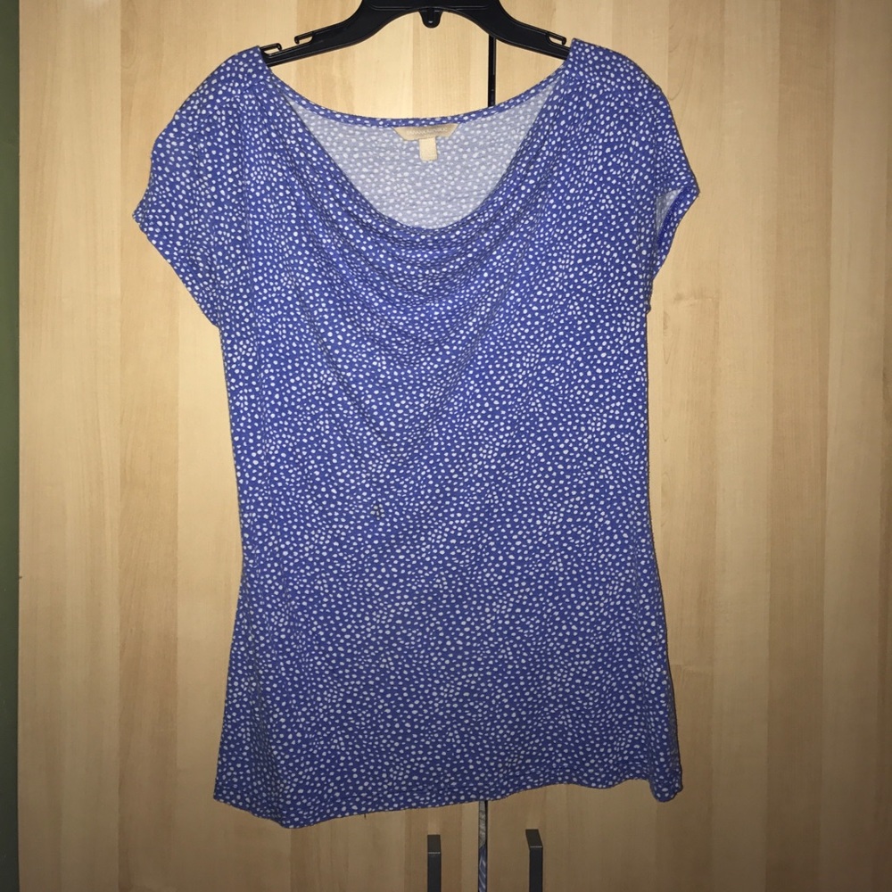 Blue Banana Republic Top with Cowl neck