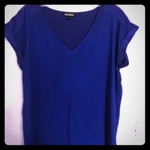 Express blue tunic/top
