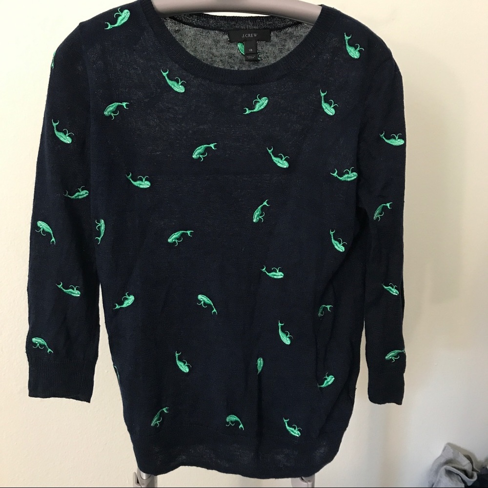 J. Crew whale knit top