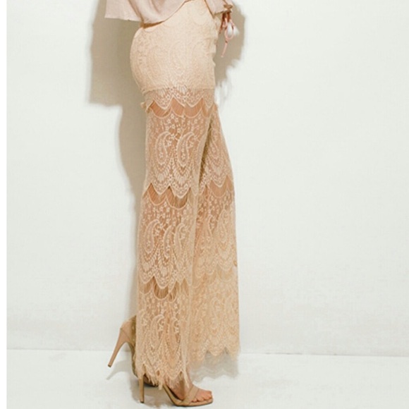 Boho Lacy pants NEW! - Picture 3 of 4