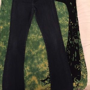 Dark bootcut jeans