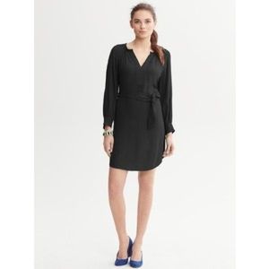 Banana Republic black shirttail dress - 6