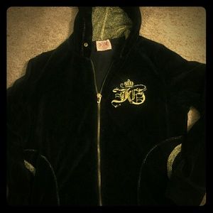 Juicy Couture black zippered hoodie