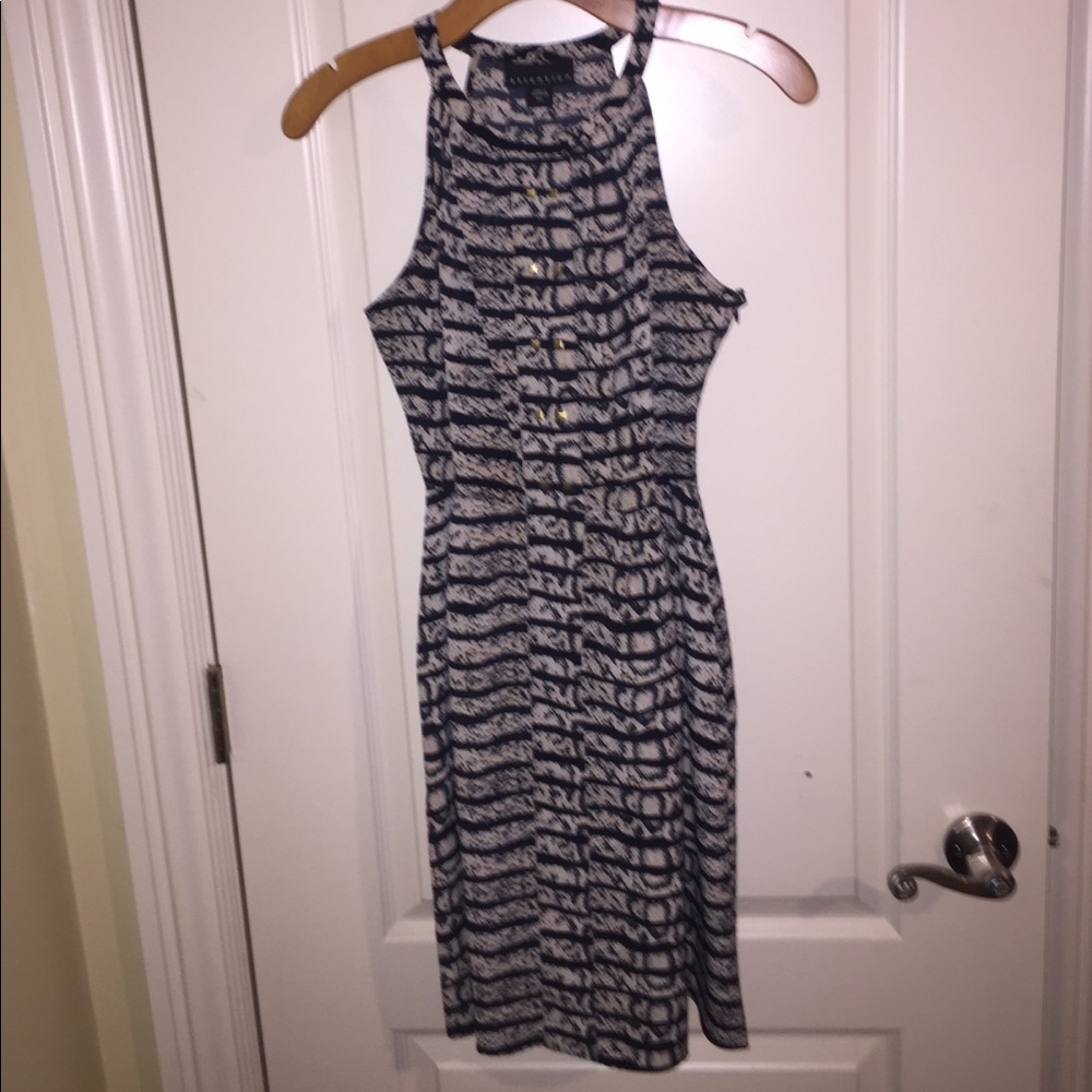 Snake print dress