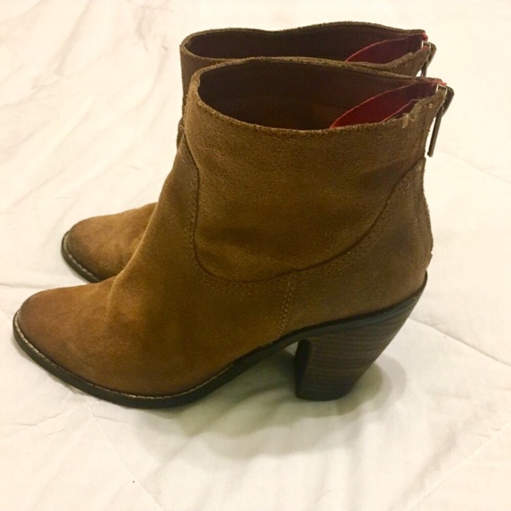 Tan Ankle Booties