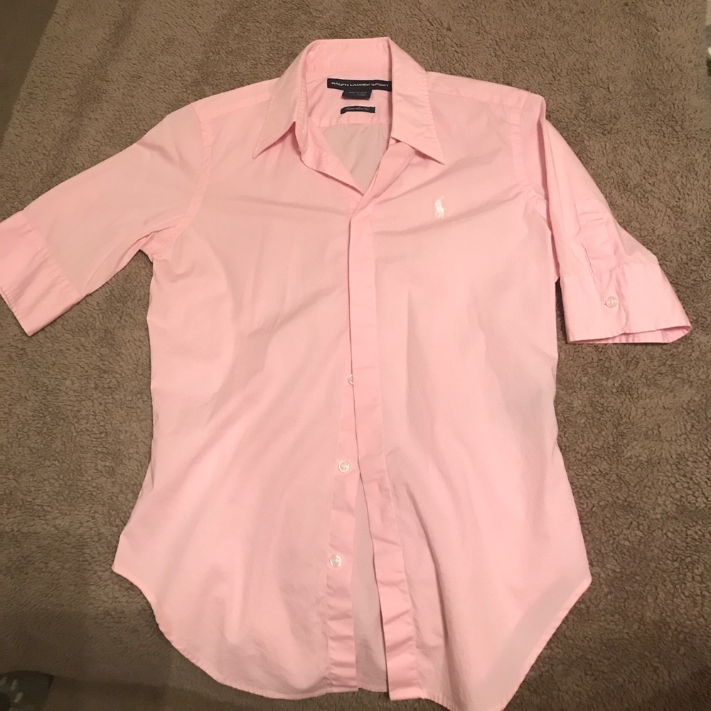 Ralph Lauren Sport Pink Polo