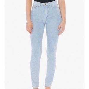 American Apparel High-Waisted Pencil Jeans