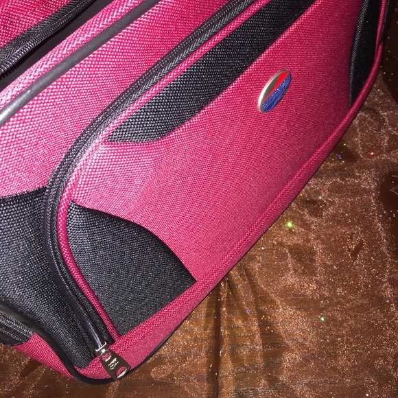 American Tourister Bags American Tourister Red Carry On Luggage Bag