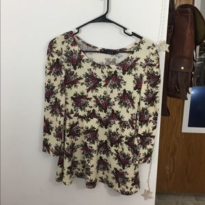 Floral Peplum Top