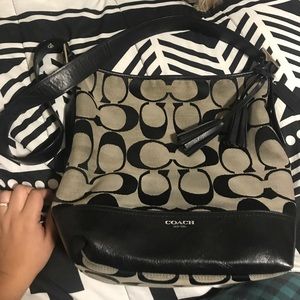 Coach large cross body bag