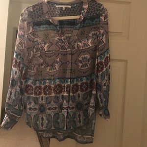 Colorful pattern blouse