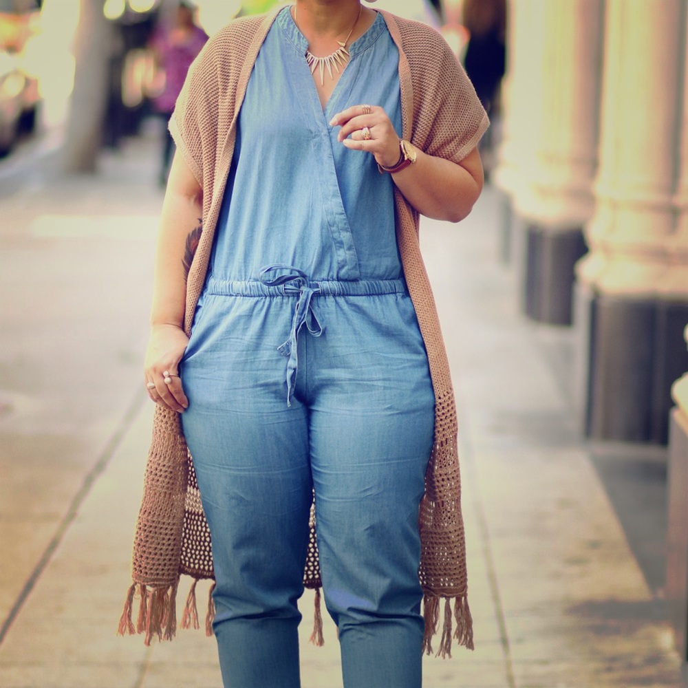 Boho hippie crochet sweater vest