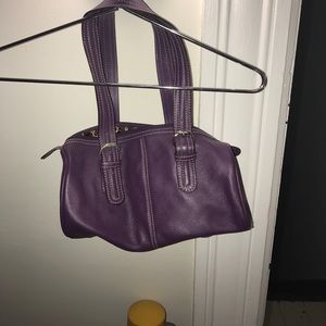 Tignanello purple handbag