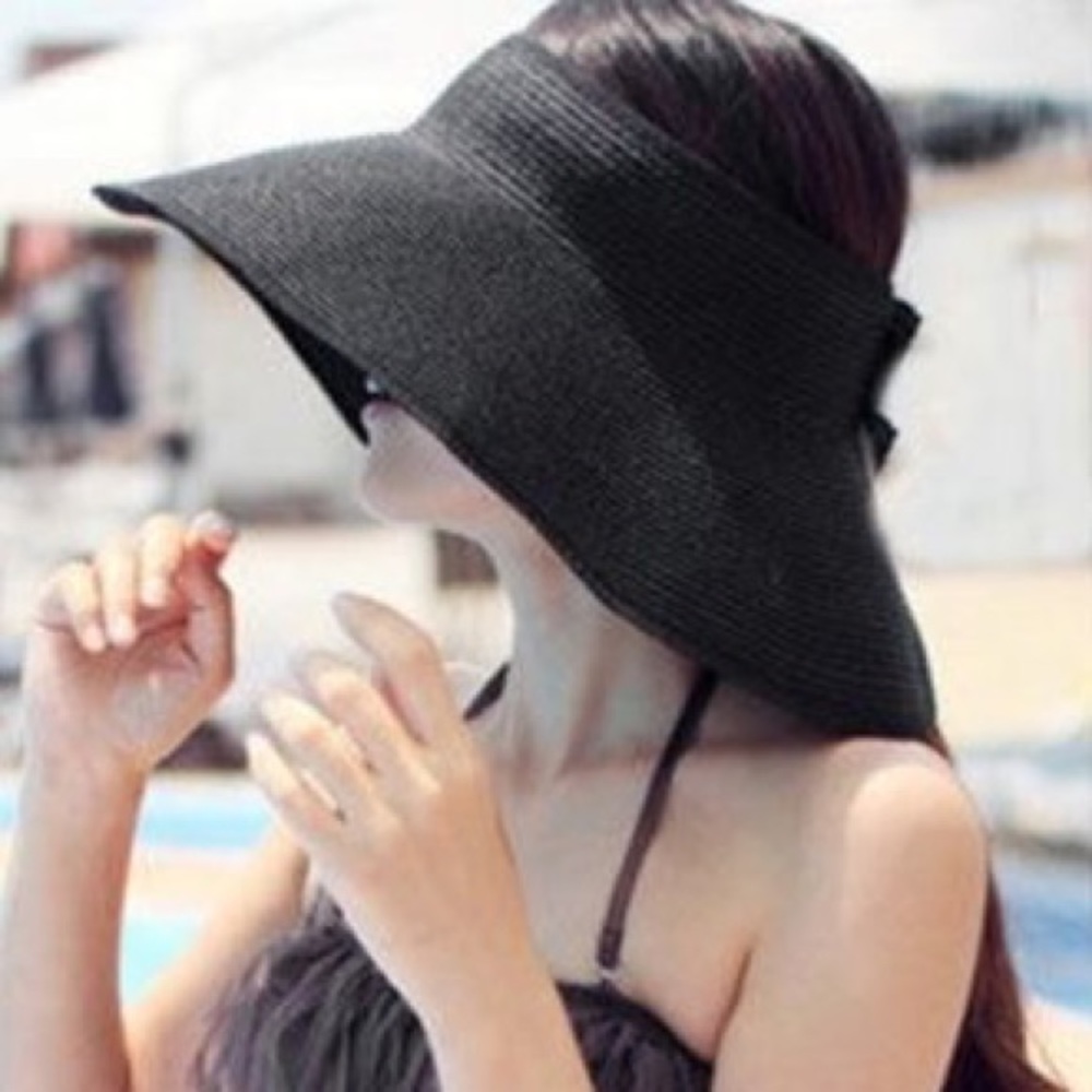 Various Colors—Roll Up Wide Brim Beach Hat