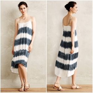 STARK for Anthropologie Grey/White Dip-Dye Dress