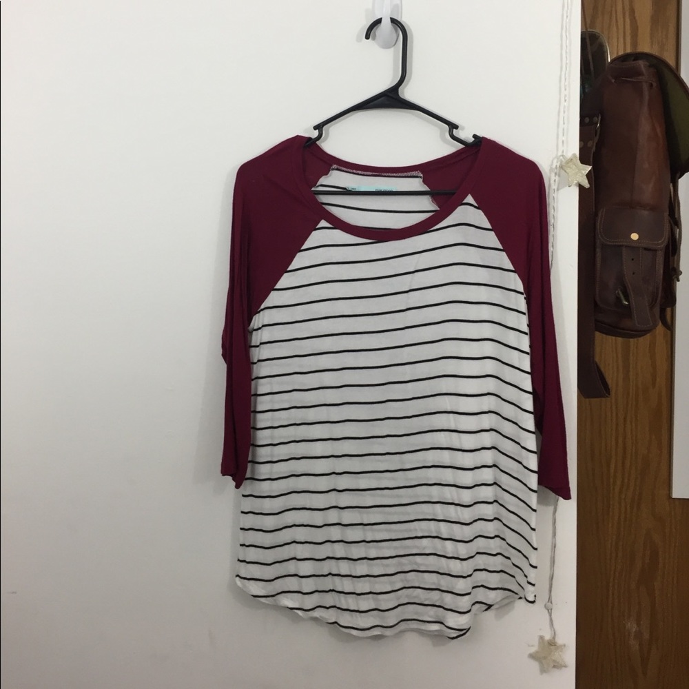 Baseball sleeve, tee shirt