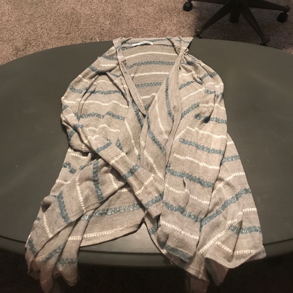 Gray cardigan