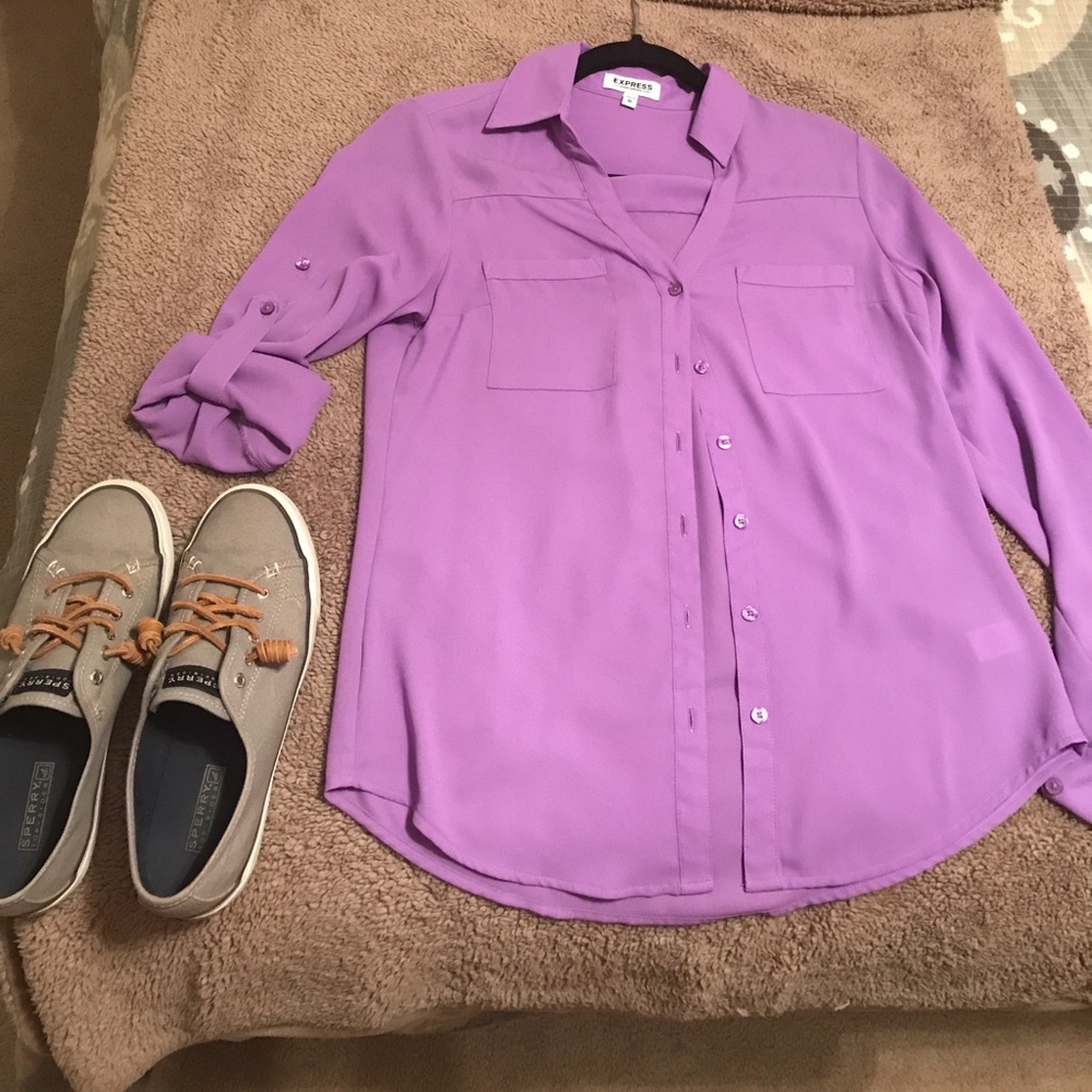 Purple blouse