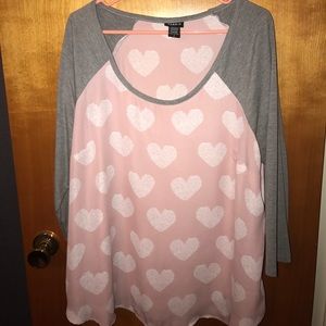 Torrid 3/4 length sleeve shirt