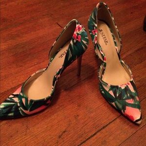 Floral heels