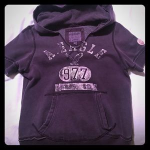 American Eagle Outfitters Short Sleeve Hoodie