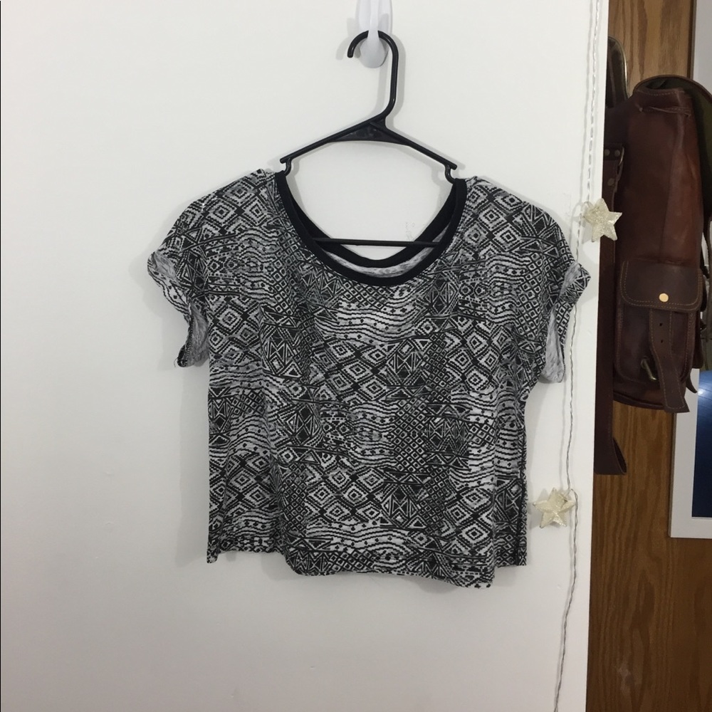 Cropped Aztec Top