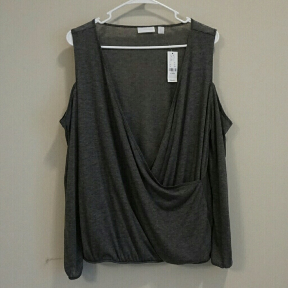 Gray blouse