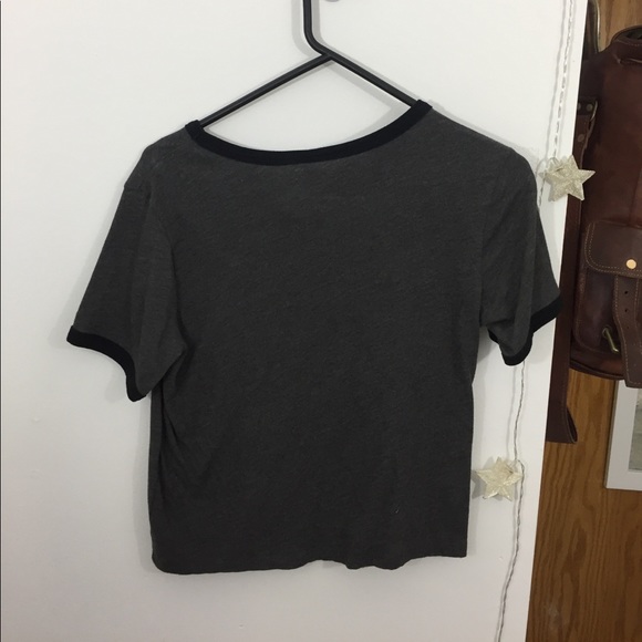 Charcoal cropped top - Picture 2 of 3