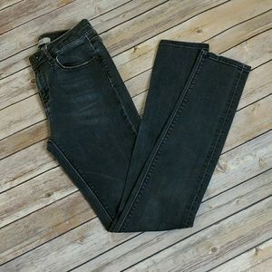 Topshop Moto Black Wash Jamie Skinny Jeans Sz 28