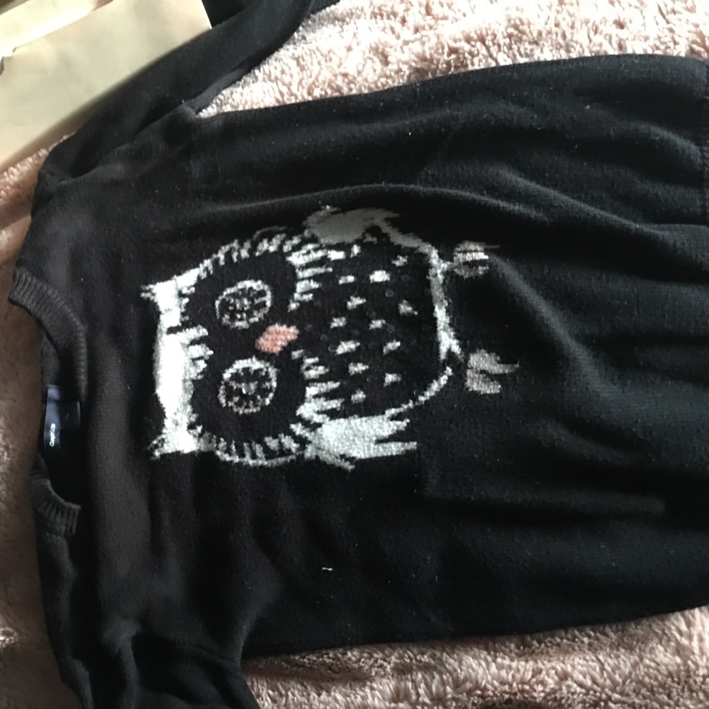 Gap kids owl sweater