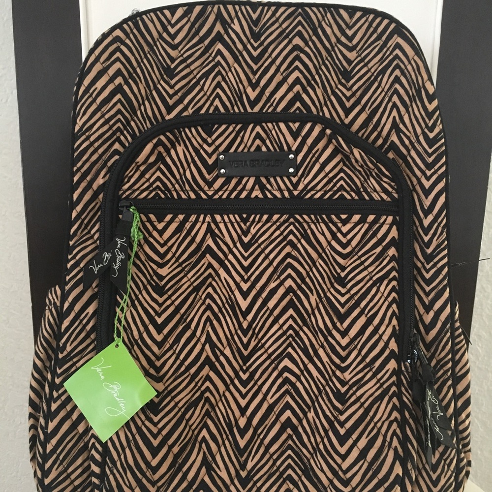 NWT VERA BRADLEY CAMPUS BACKPACK 🎒 ZEBRA