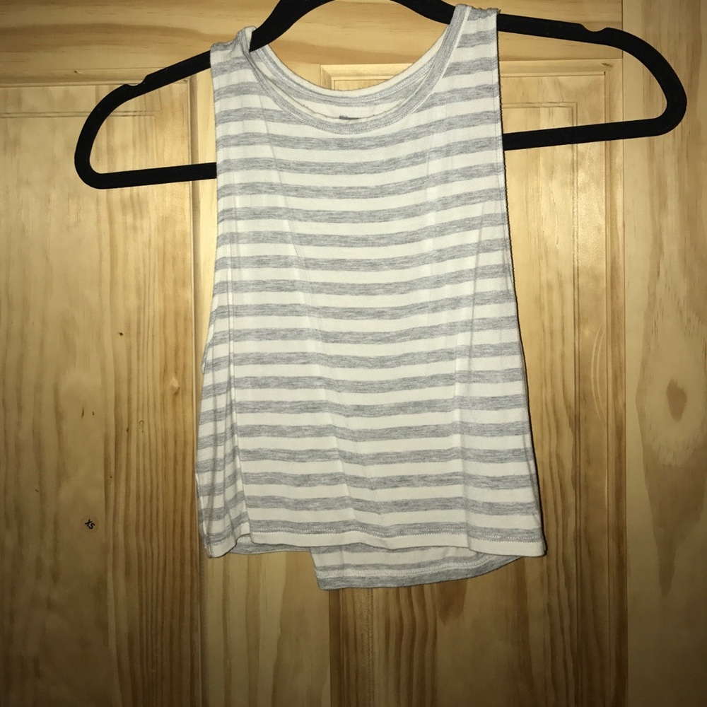 Stripped Crop Top