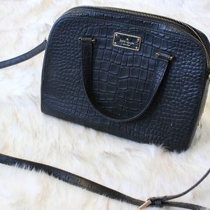 Kate Spade Crocodile Print Satchel Crossbody