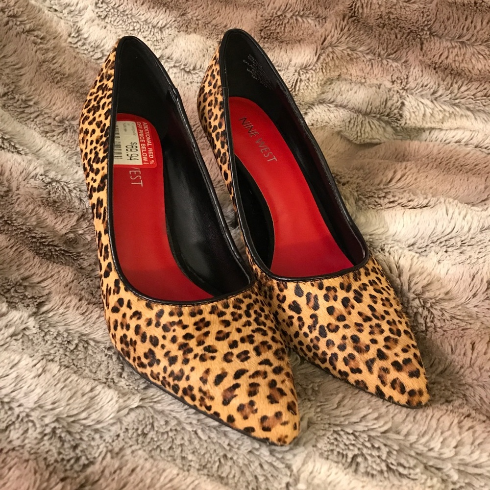 Nine West 🐾 Leopard heels 🐾